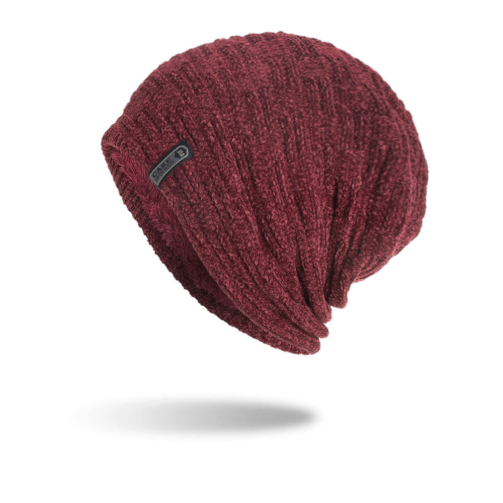 Chapeau de vêtements à motif horizontal et vertical