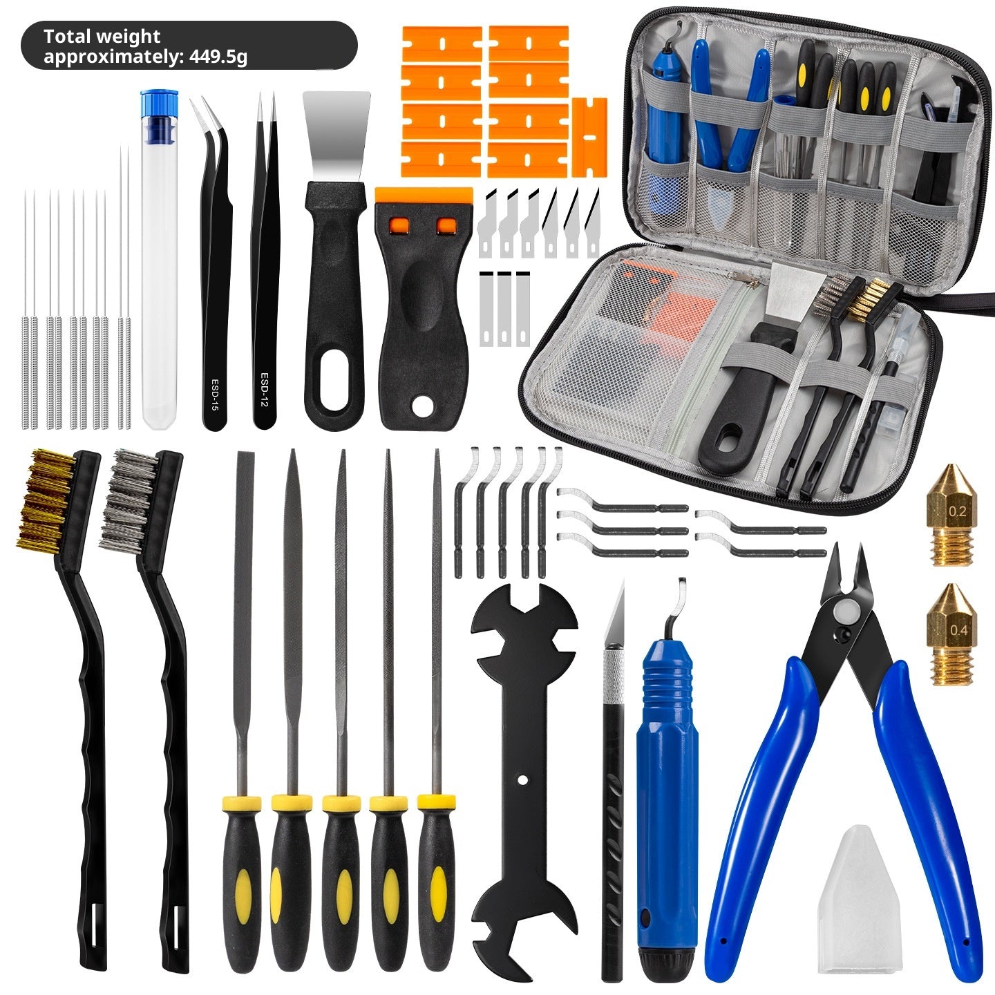 Kit de nettoyage et de polissage de colle