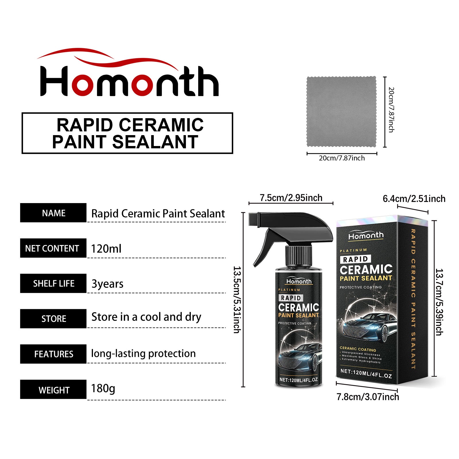 Spray d'étanchéité rapide de peinture céramique