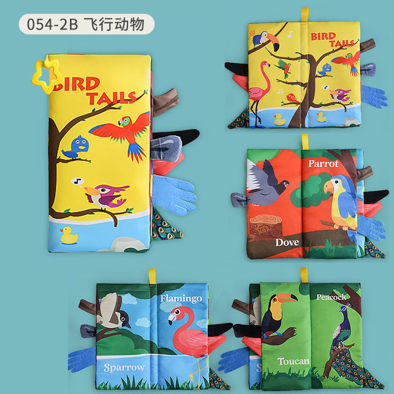 Livre de vêtements résistant à la déchirure avec jouet d'apprentissage précoce