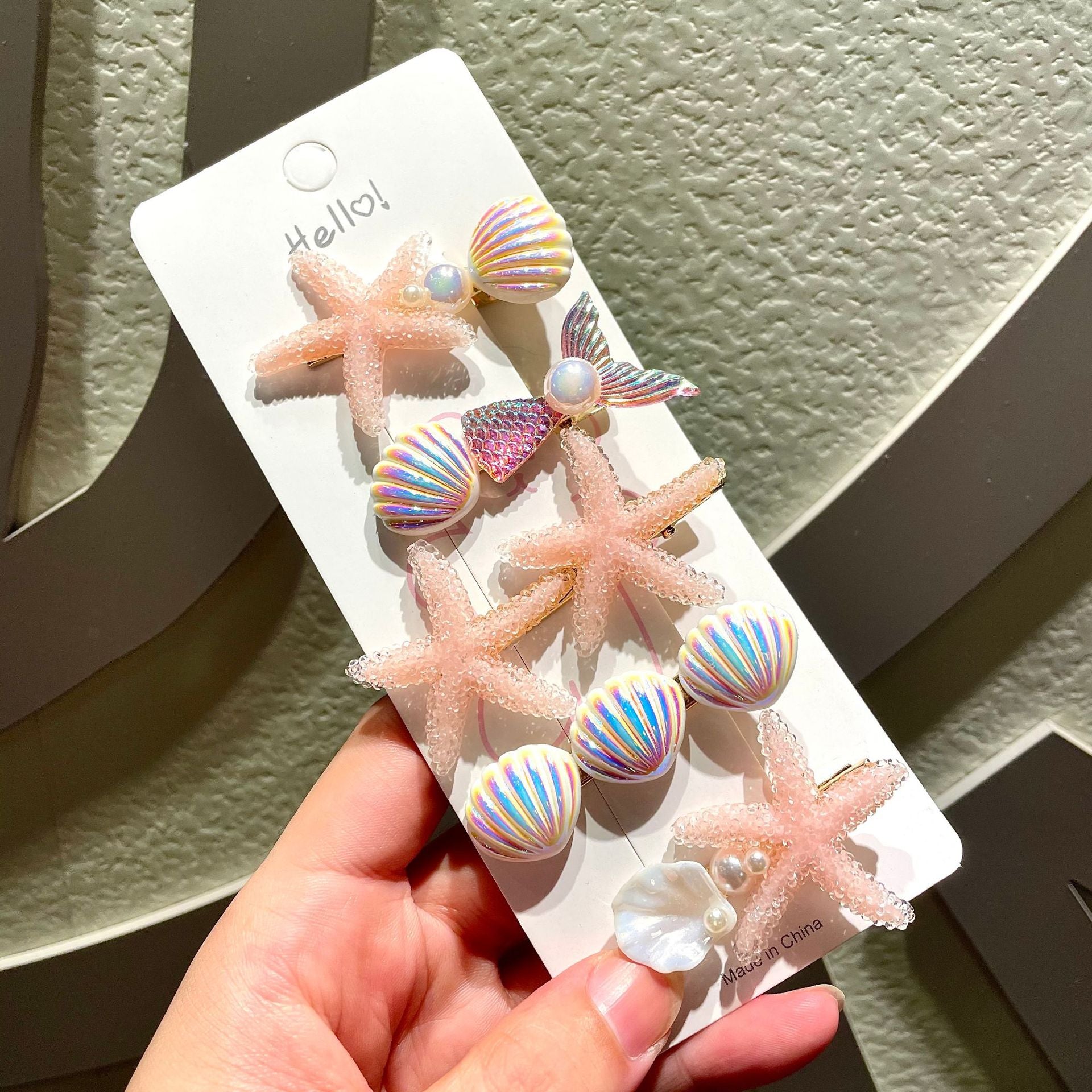 Hairpin de coquillage Starfish pour les enfants