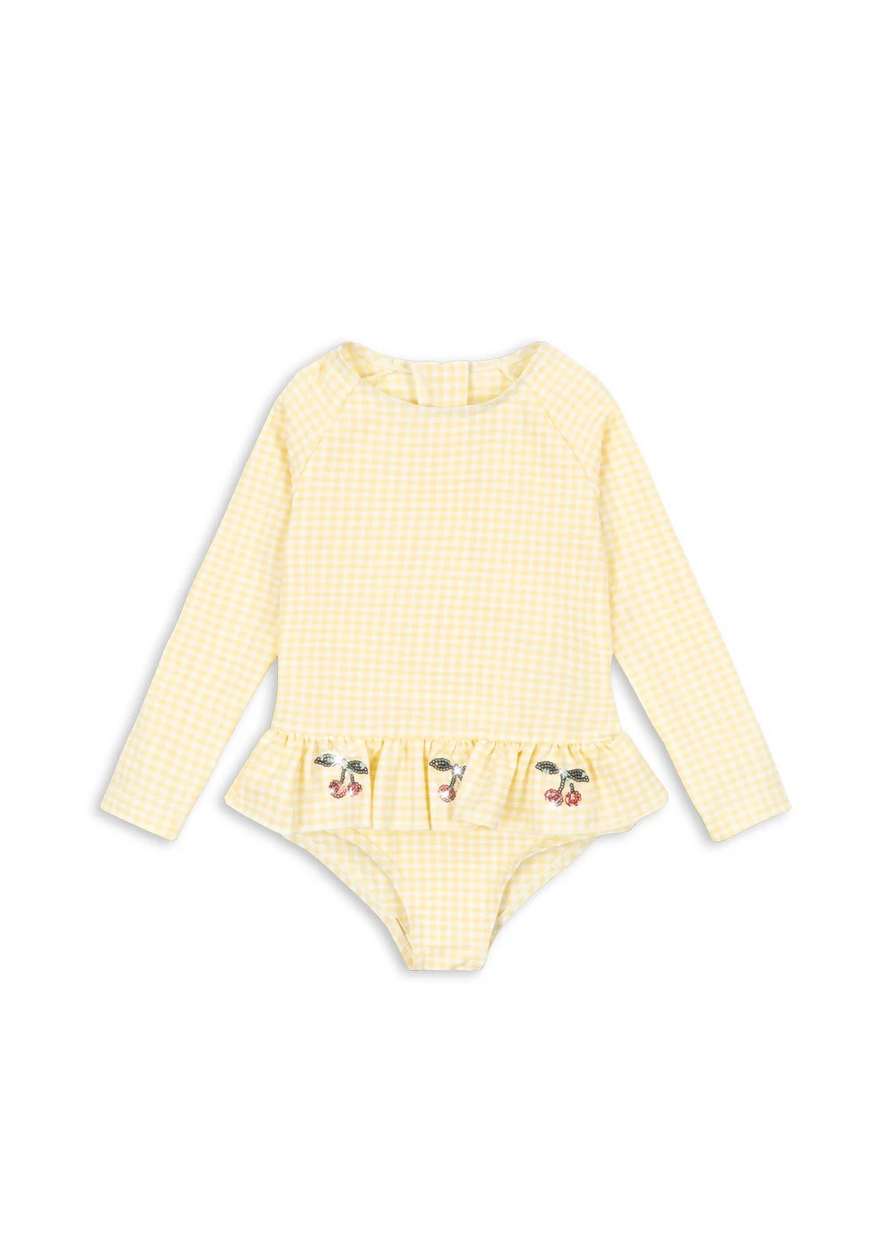Maillot de bain à paillette cerise - Série de fruits mignons