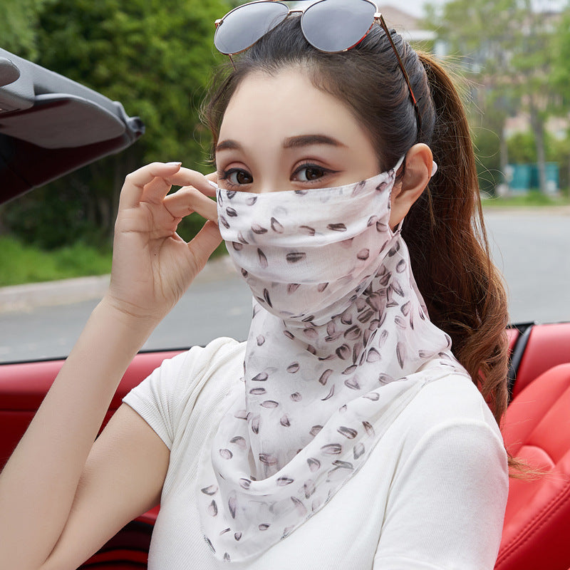 Masque en soie Voile respirante pour femmes