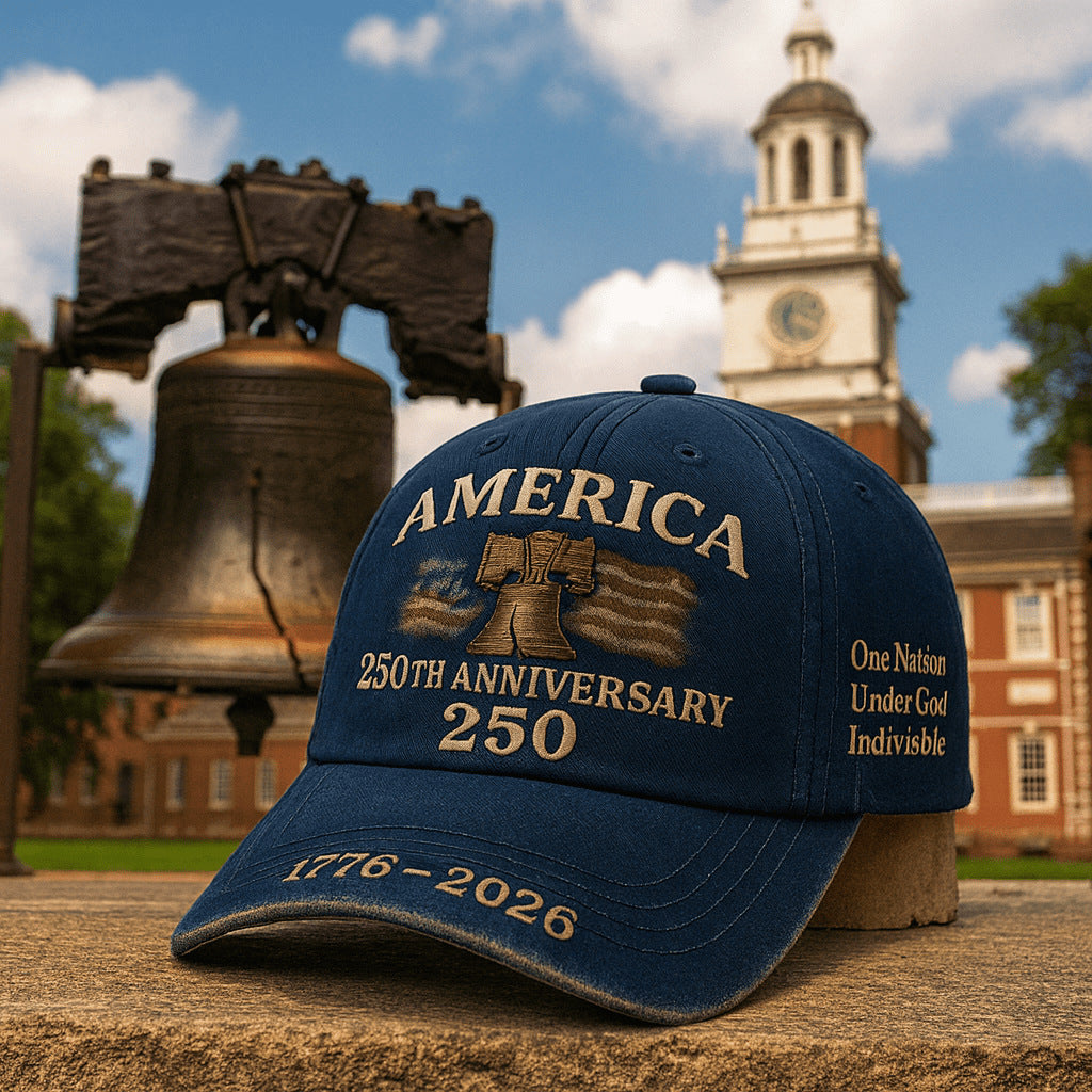 American 250th Anniversary Casquette de baseball adaptée aux hommes et aux femmes - Embro ajustable unisexe
