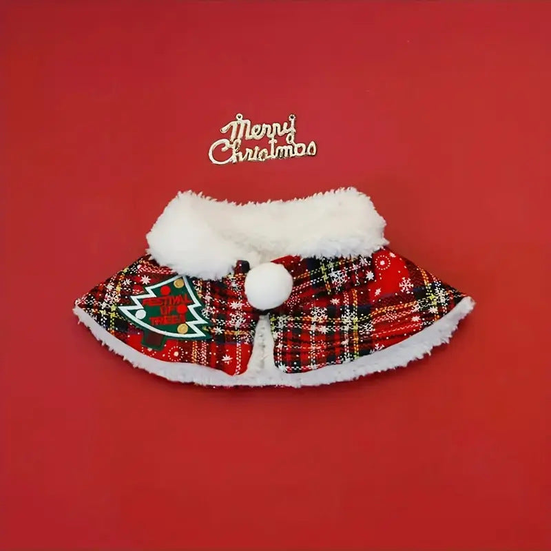Chat Chêne de Noël chien Châle animal chaud écharpe