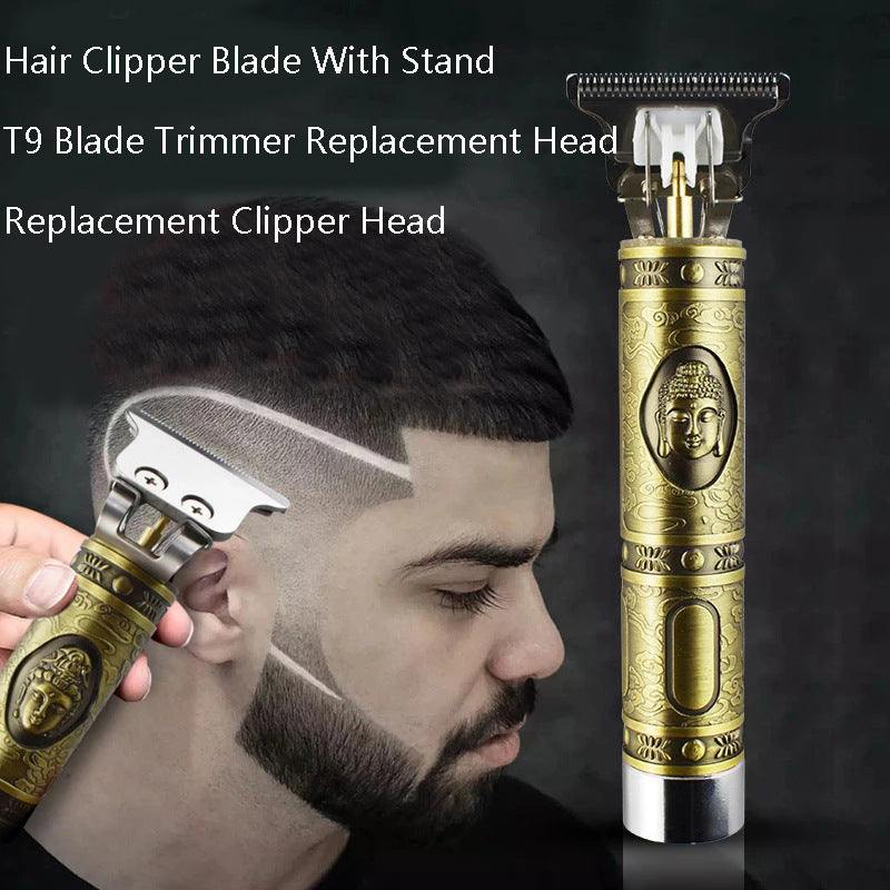 Chargeur Multifonctionnel Shaver Accessoires Tête de coupe entièrement lavable avec support