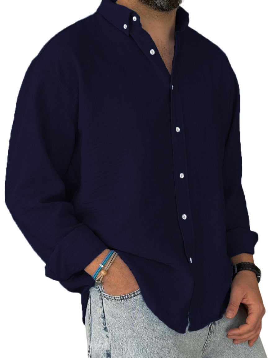 Chemise à manches longues à manches longues pour hommes