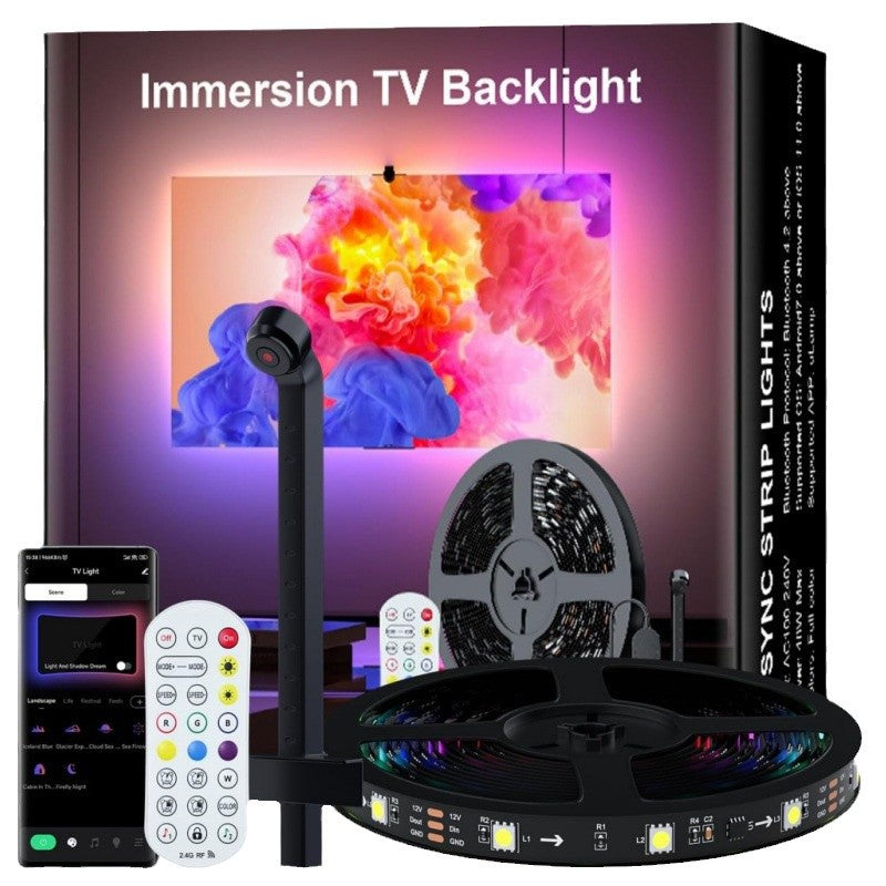 Lumière d'ambiance RGB avec ordinateur E-sports Bureau affichage de bureau arrière-plan