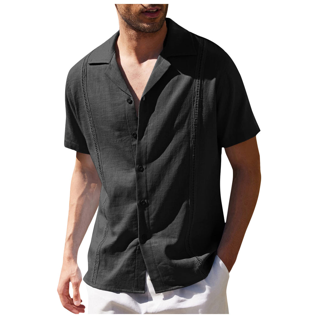 Chemise décontractée Ebay Homme Cubaine Gaya Bella à manches courtes pour hommes