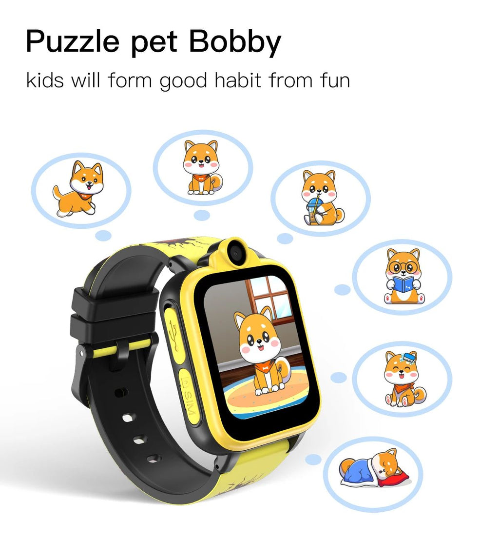 Multifonctionnel écran tactile pour enfants Positionnement Jeu Smart Watch