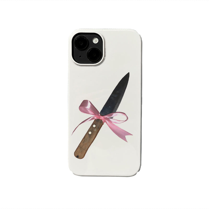 Couteau de fruits mignon cas téléphone avec fermeture magnétique style Niche