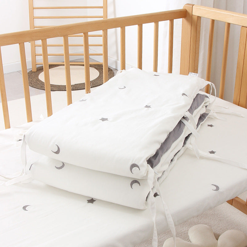 Lit de berceau Circonférence Soft Bag Lit bébé anti-collision amovible et lavable
