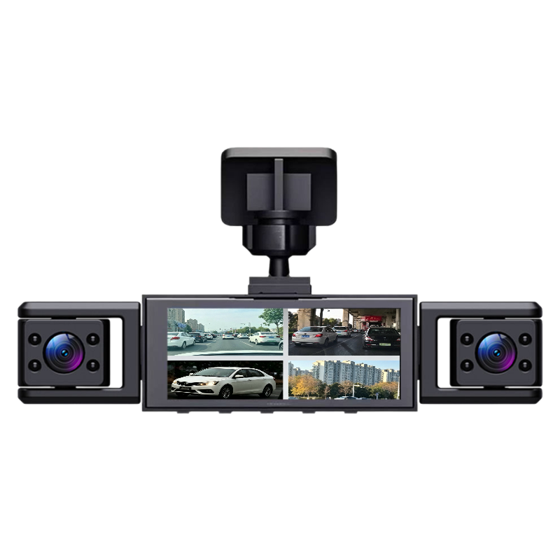 1080P enregistreur de conduite haute définition avec quatre objectifs
