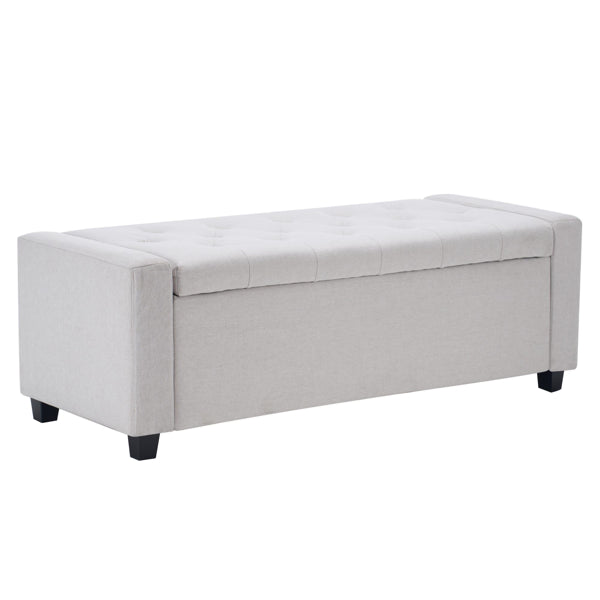 Banc de chambre à coucher de 48" de rangement pour la fin du lit