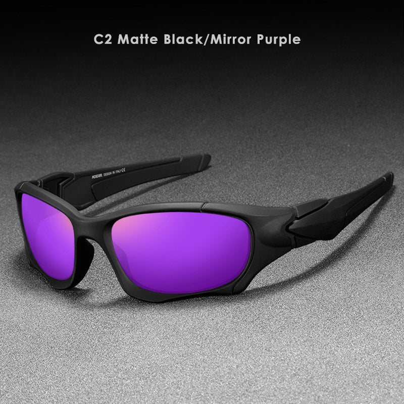 Kdeam Polarized Verre véritable Cyclisme Sports Lunettes de soleil Vision de nuit