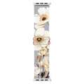 Montre en nylon imprimé en boucle réglable de style ethnique