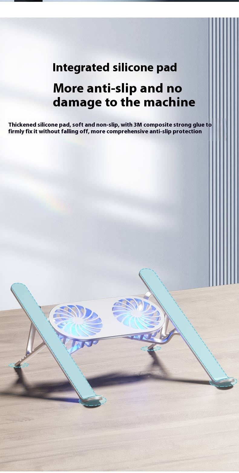 En alliage d'aluminium Notebook Stand Portable Polding Lifting Tablet Height Augmenter Bureau Tw