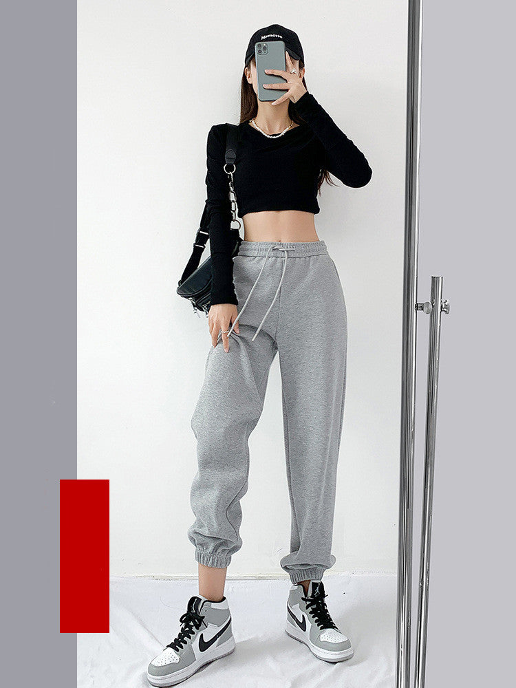 Pantalons de legging occasionnels loose mince pour femmes
