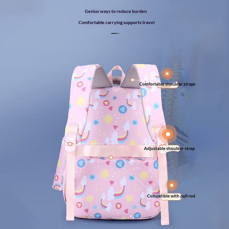 Ensemble de sacs d'école pour étudiants de grande capacité à protection arrière