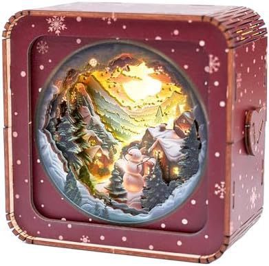 Puzzle en bois Ambiance créative Petite lampe de nuit