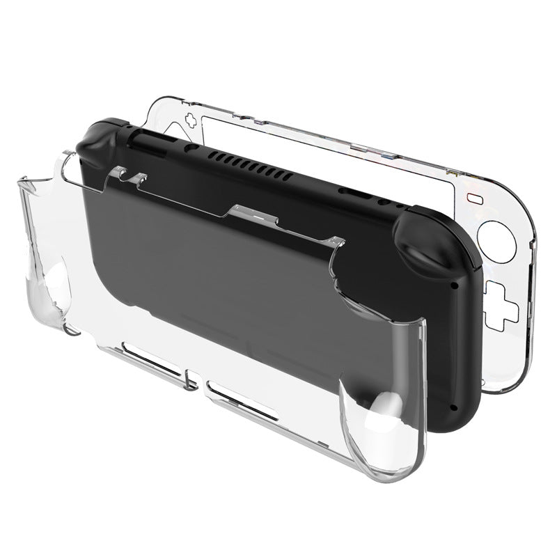 En haut et en bas de la couverture cristal Case Lite Protection