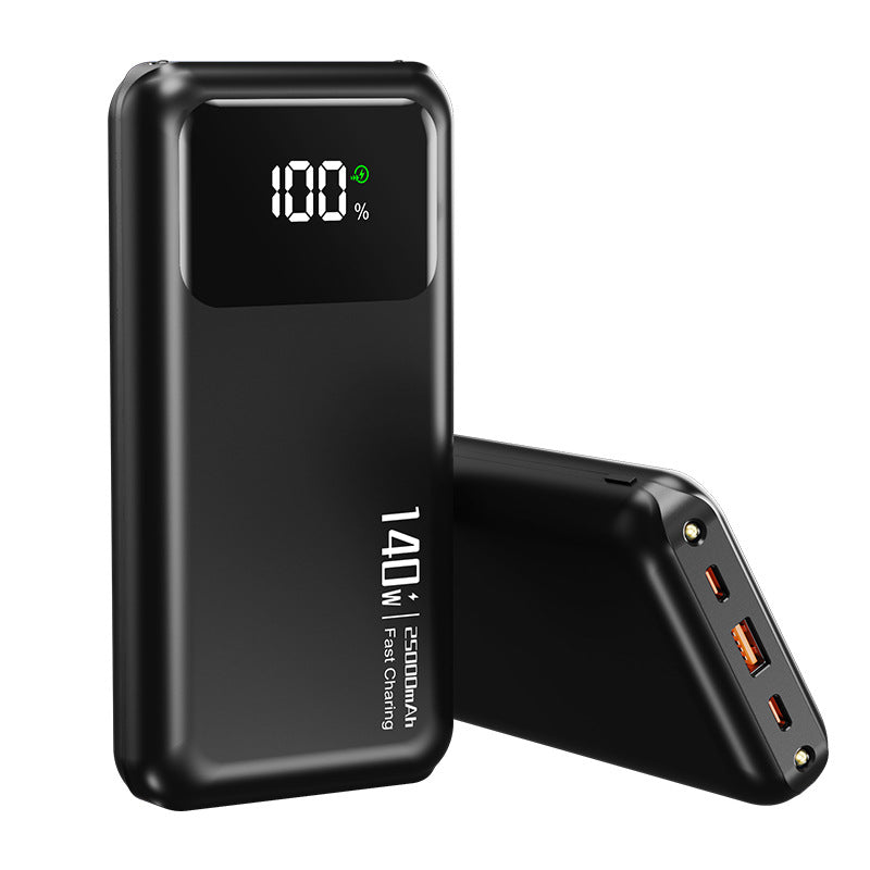 PD 140W Laptop Power Bank avec 25000 Mah et charge rapide