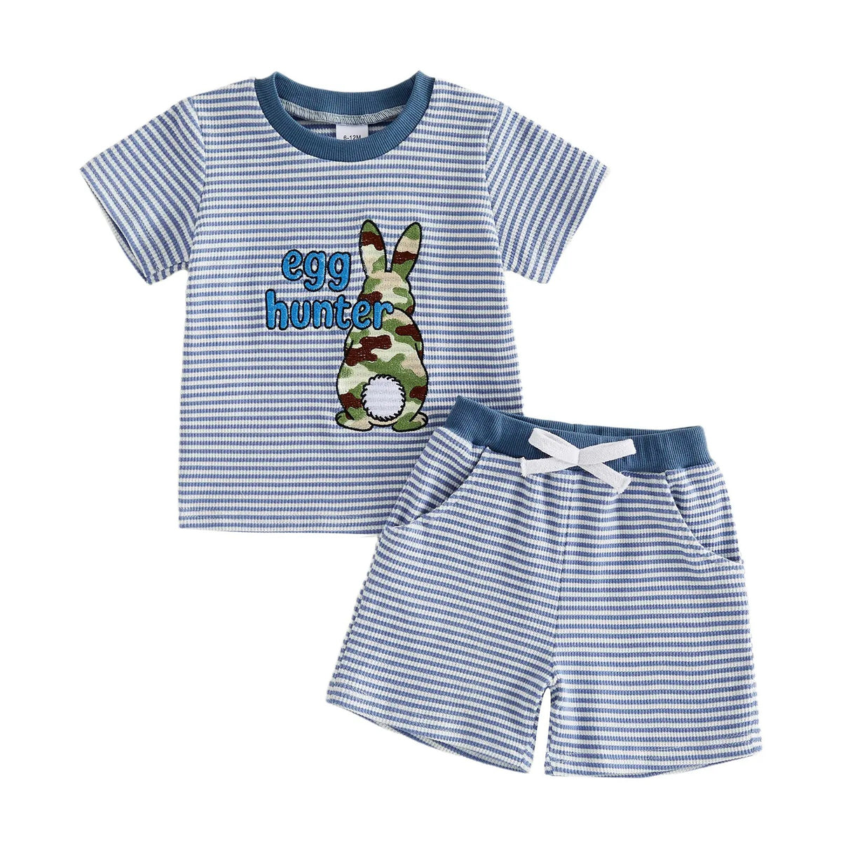 Short-sleeved summer set for boys and girls