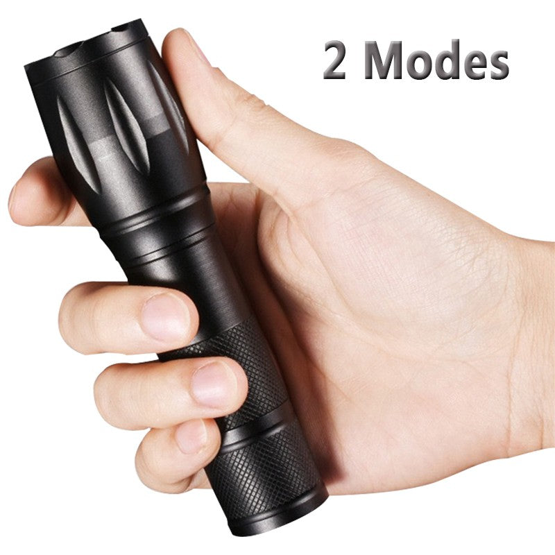 UV Flashlight, Zoomable Ultra Violet Flashlight, LED Blacklight Lamp, Super Bright 250000lm 2 In 1