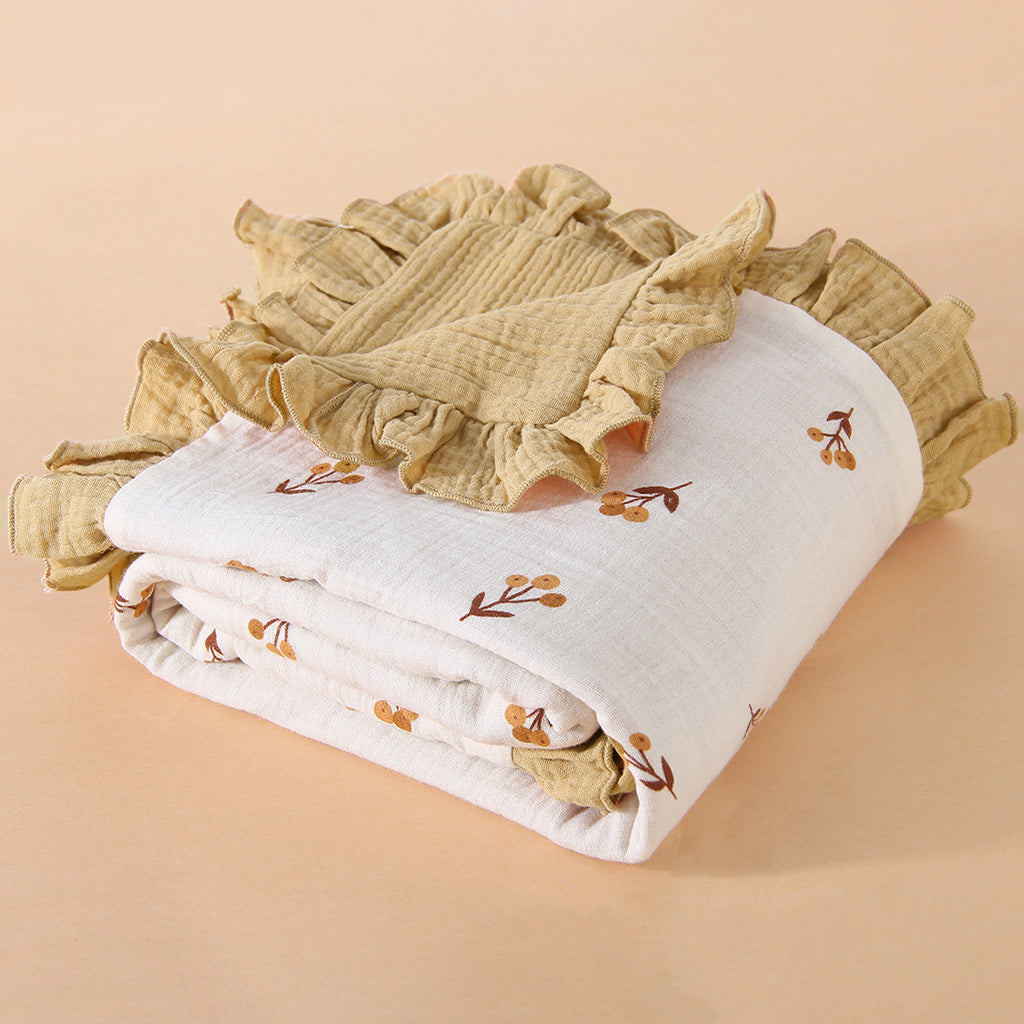 Double-Layer Padded Fabric Baby Blanket