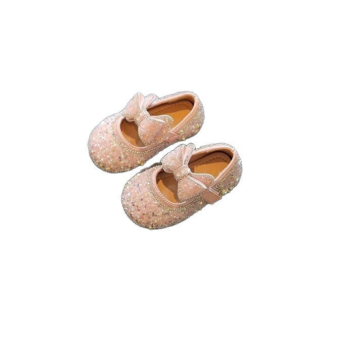 Summer Girls Pompes pour enfants Chaussures en cuir Princesse