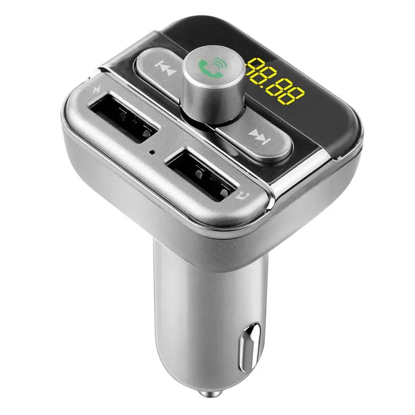 Emetteur FM sans fil de voiture 3.4A double charge USB sans mains Call Car MP3 Player