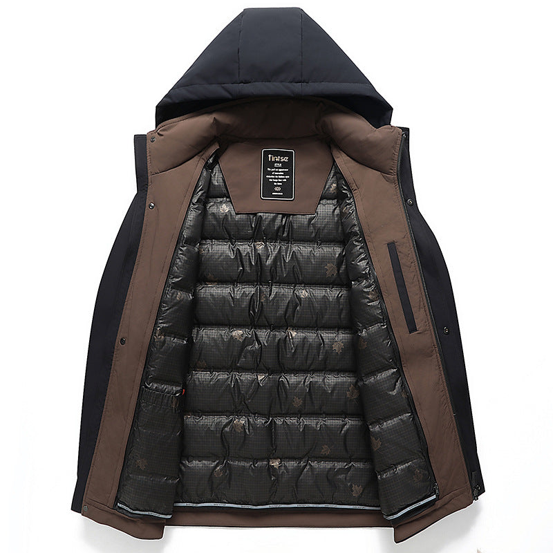 Linge amovible pour hommes Veste à capuche