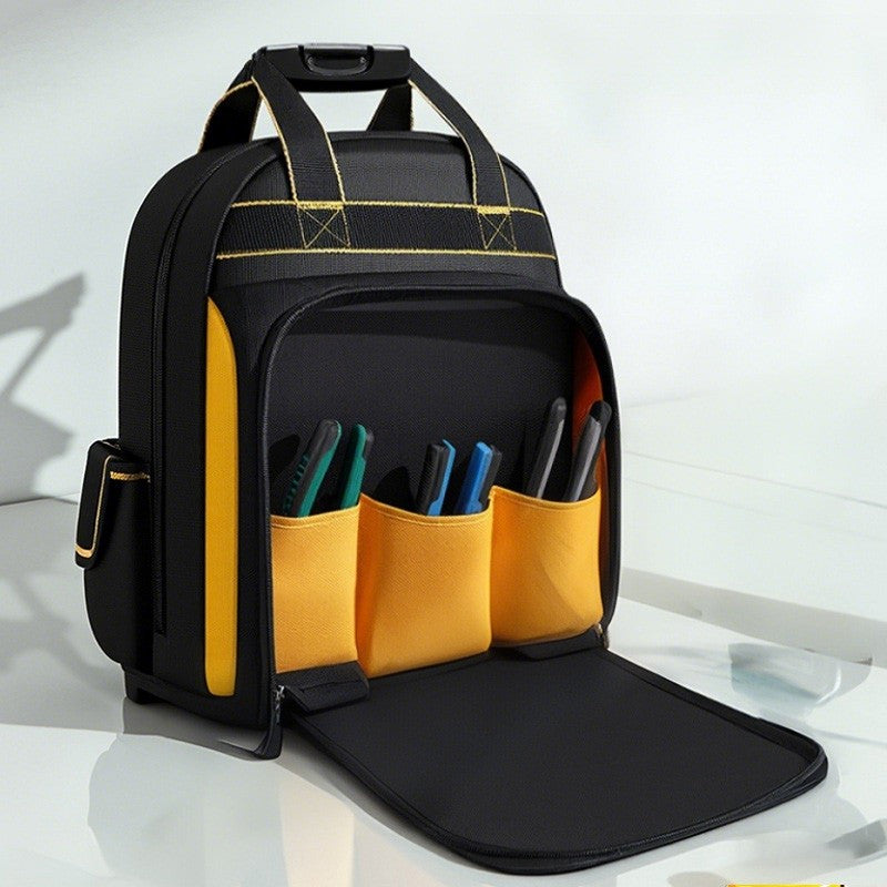 Sac à dos d'outil Grande capacité Molded Base Sac à outils Bande réfléchissante pour le site d'emploi
