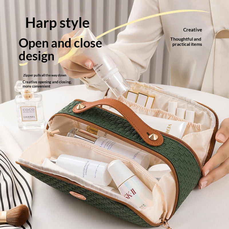 Sac de toilette et de maquillage portatifs pour le voyage