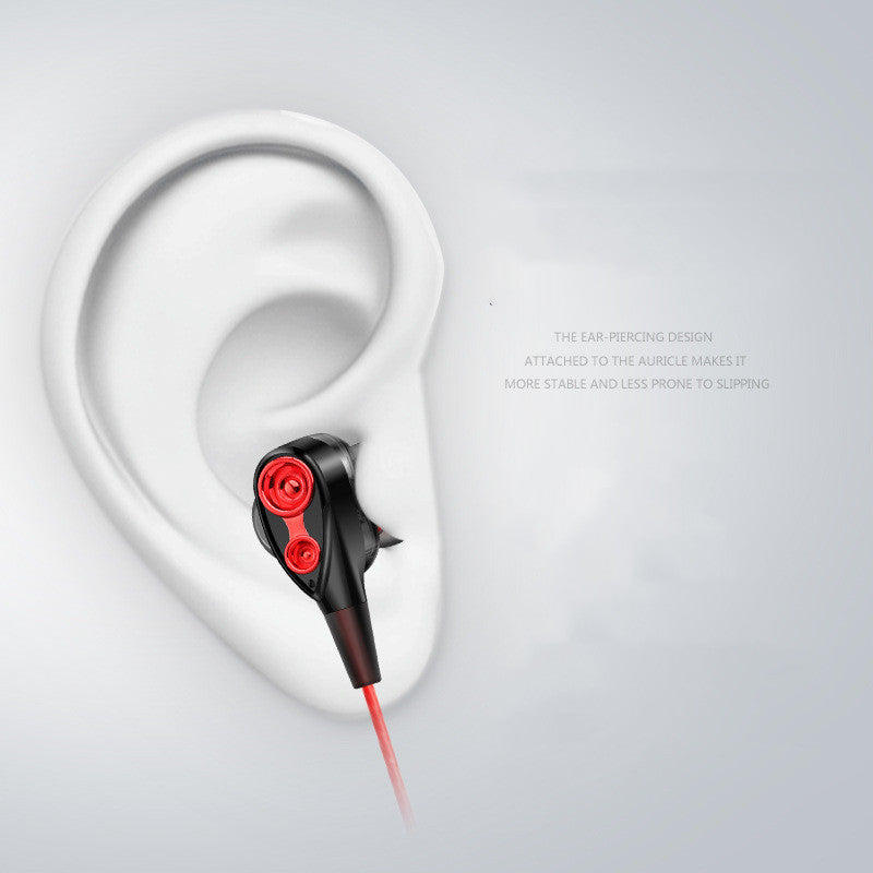 Casque Quad Core Dual Dynamic Metal Subwoofer