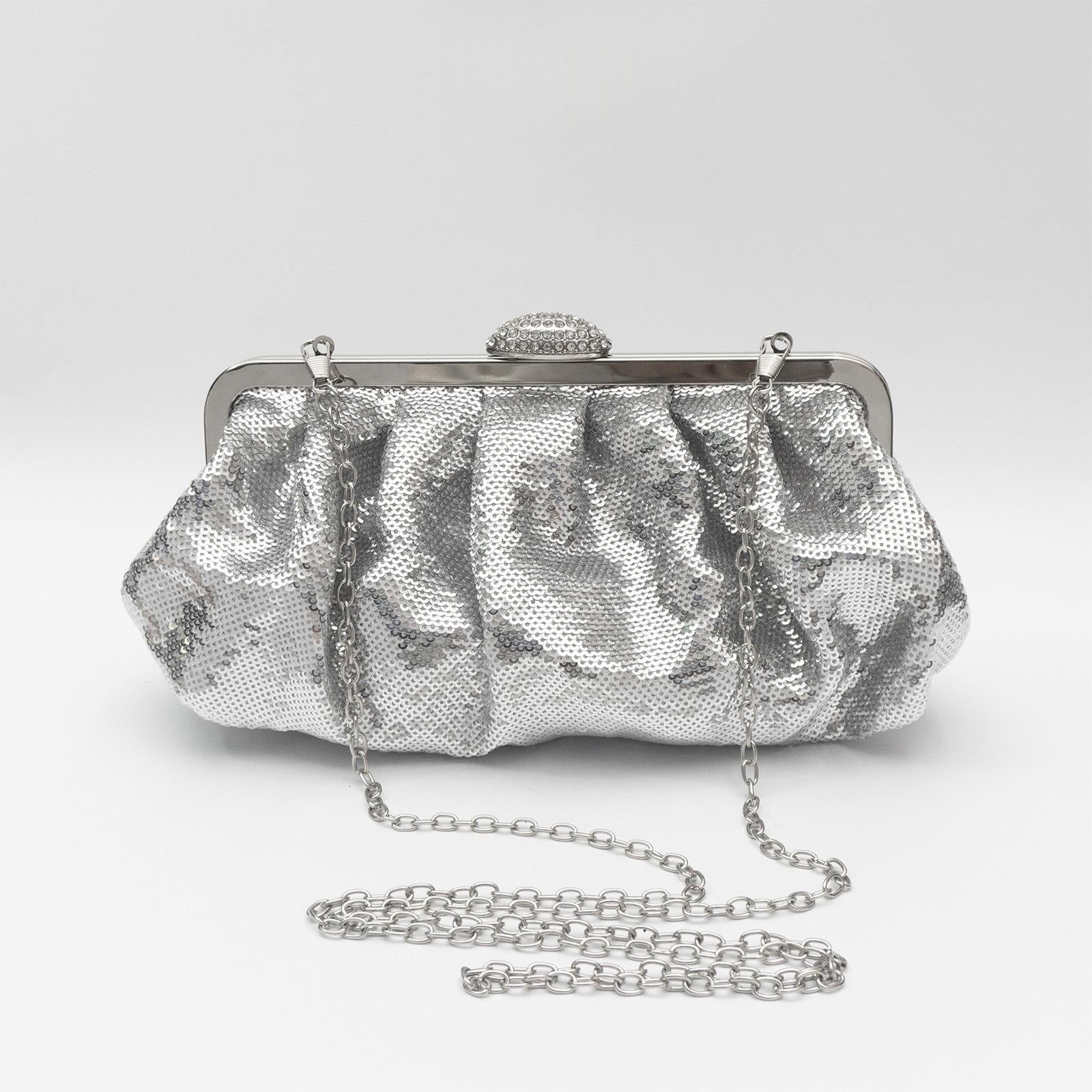 Sac d'embrayage à l'échelle de Sequin nouveau style