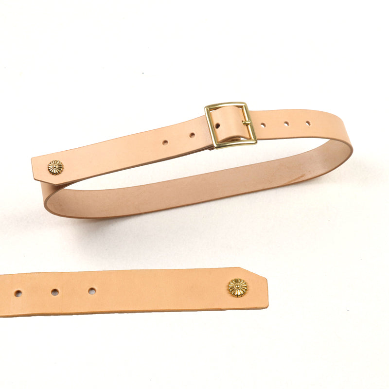 Amekaji Pure Copper Fabric Retro Industrial Style Japonais ceinture de caractère