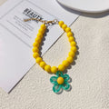 Collier dopamine perle de fleurs