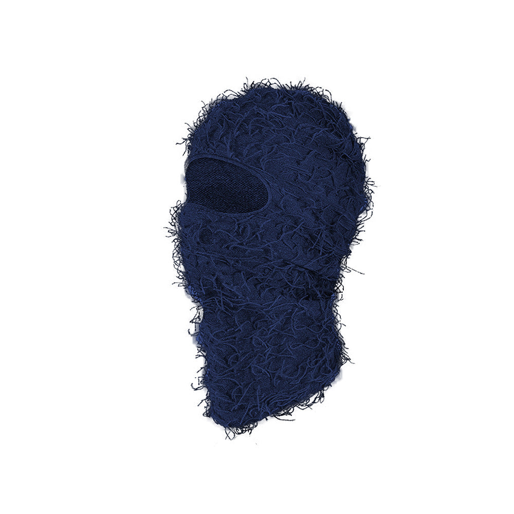 Masque de visage chaud tricoté européen et américain