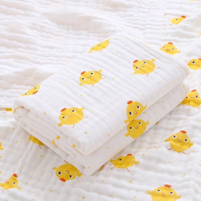 Classe A pour enfants Serviette de bain en mousseline de coton pur