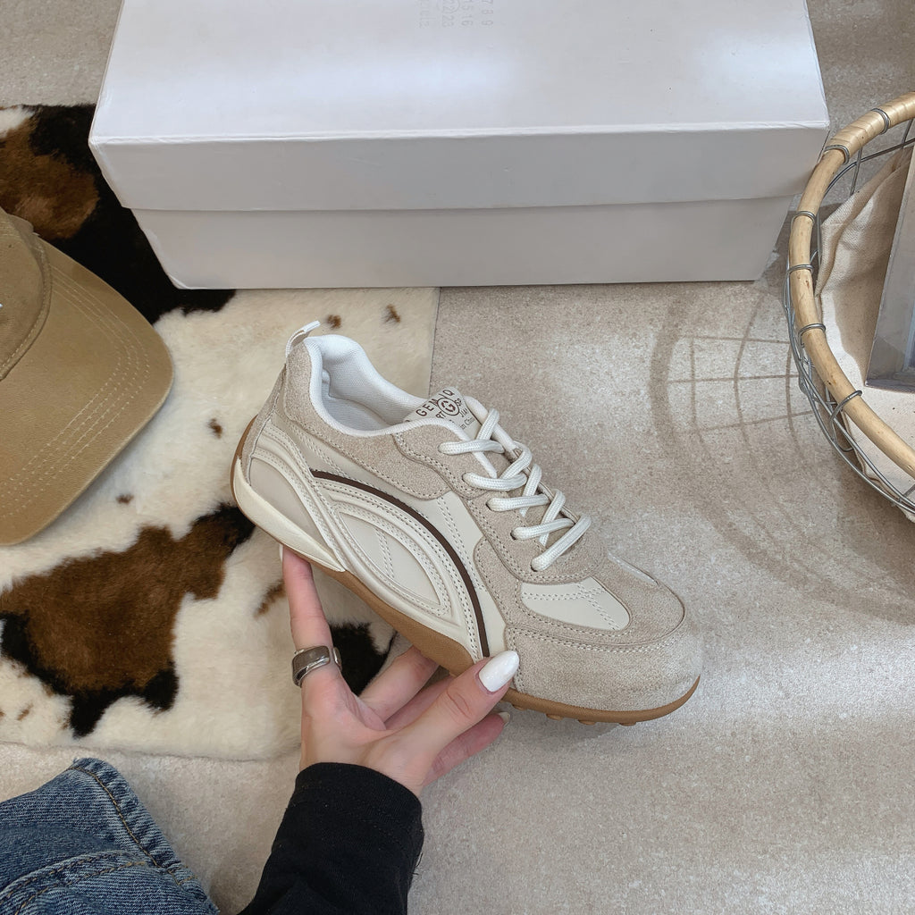 5cm Taille intérieure Augmenter Papa Chaussures Femmes Cuir véritable Chaussures d'été Vendre Allemand Tr
