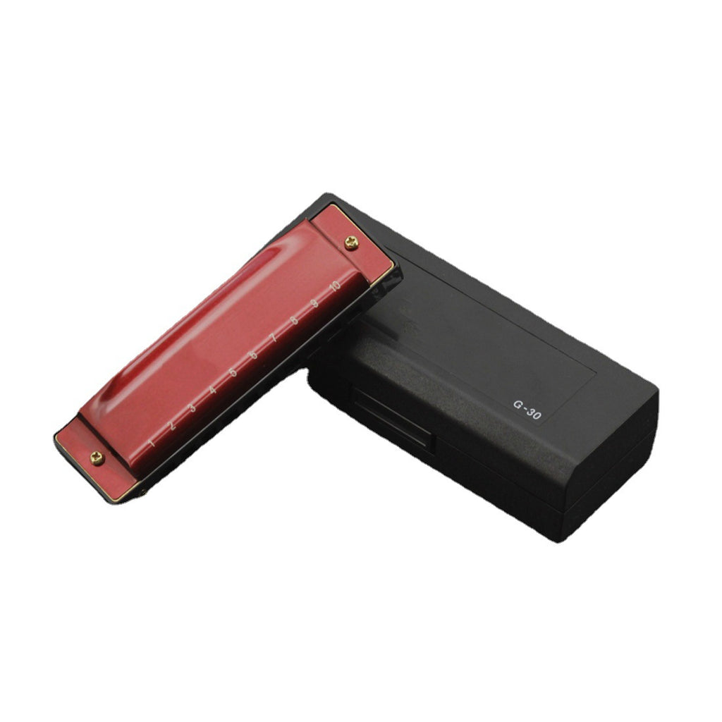 0 Trou 20 Tone G Harmonica boîte en plastique Instrument de jeu