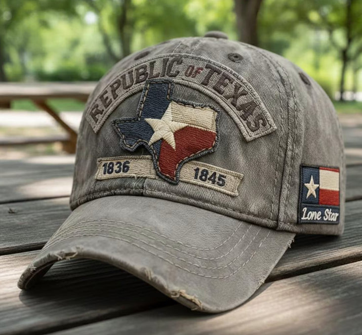 Impression créative Trou polyvalent Breaking Denim Baseball Cap