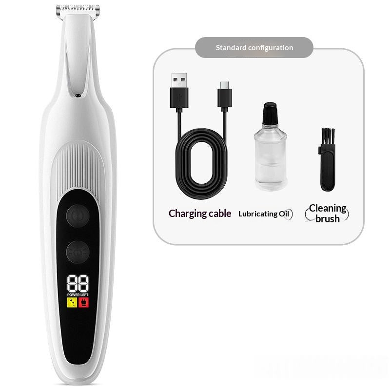 Clipper sans fil lavable à corps entiers pour animaux de compagnie à faible bruit