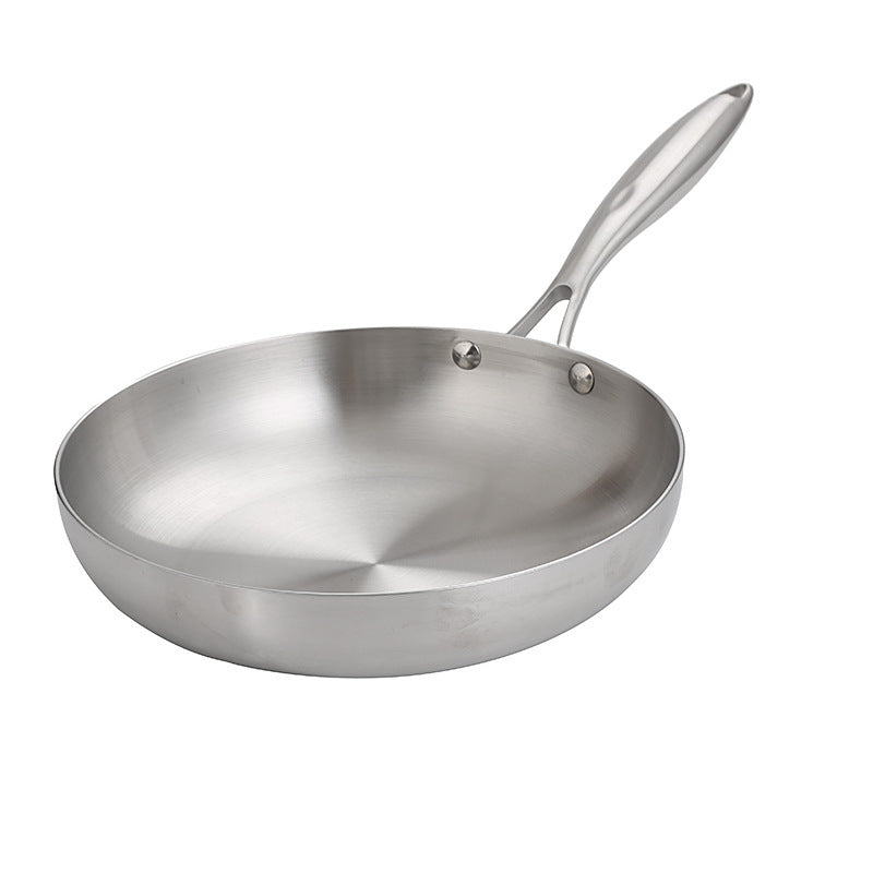 304 Acier inoxydable Wok en acier à trois couches
