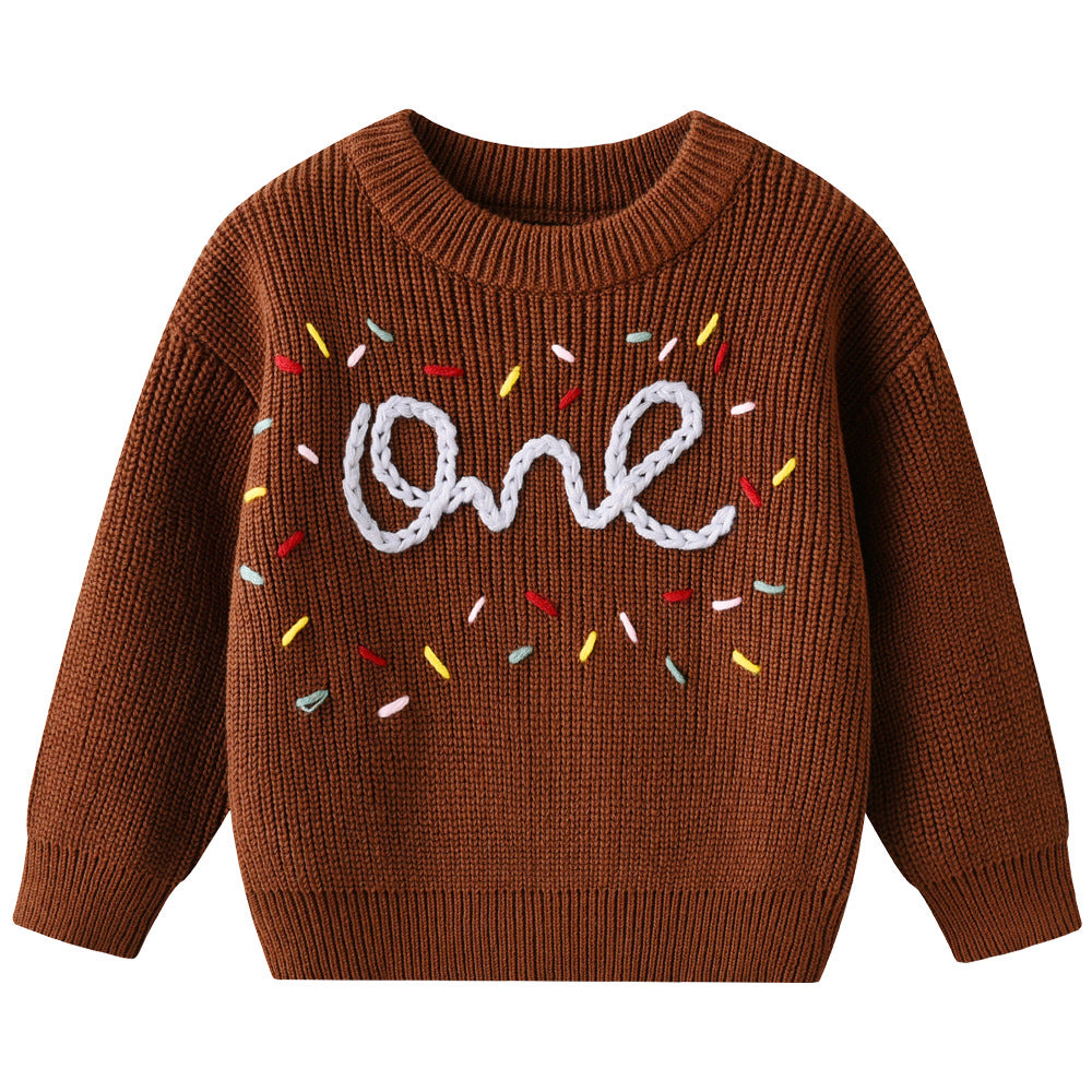 Filles Chandail Enfants Chandail avec broderie
