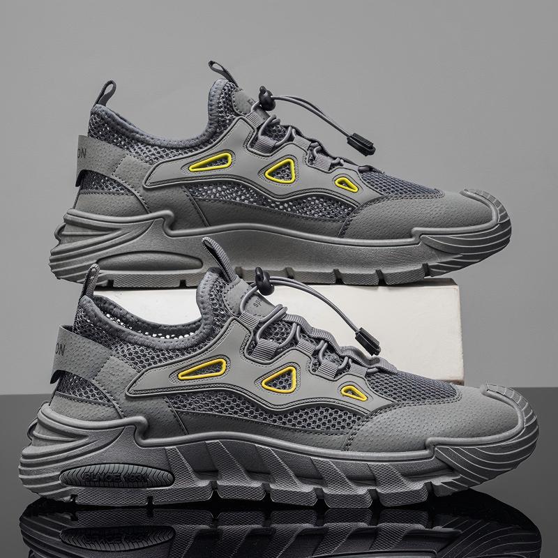 Sneakers à mailles creuses respirables d'été pour hommes
