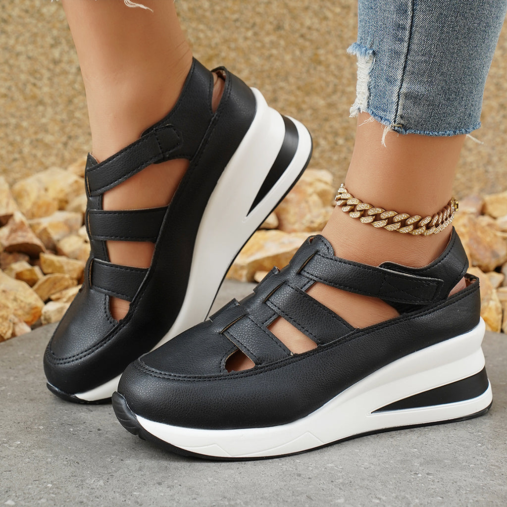Femmes Thin Platform Thick-soled Chaussures en hausse de hauteur