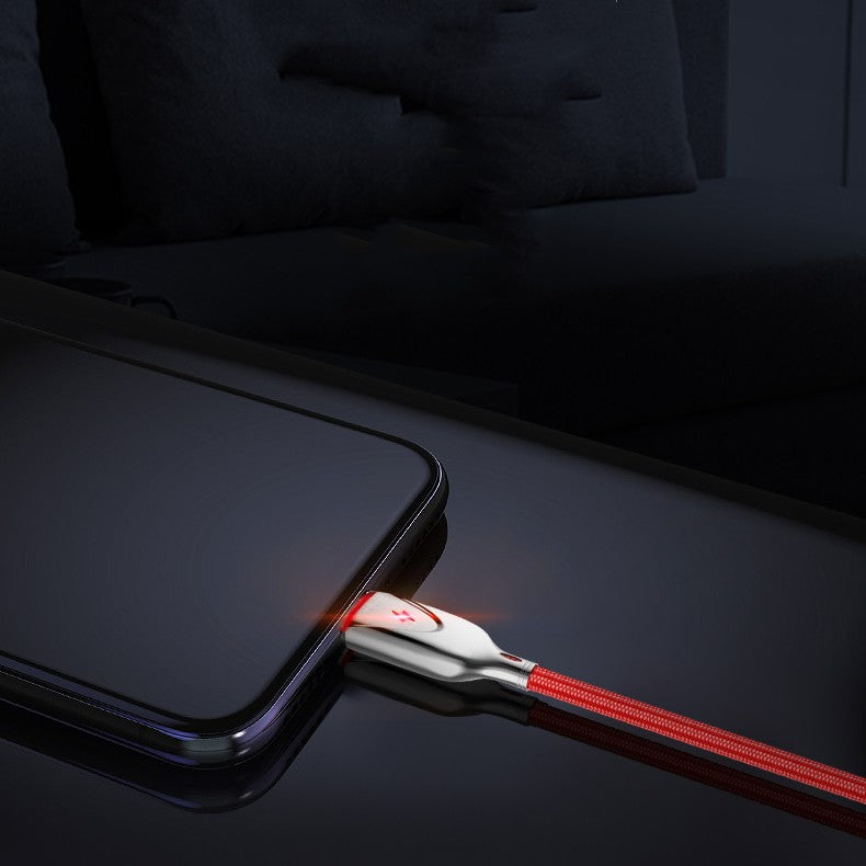 Tête droite de charge de câble de données de téléphone mobile