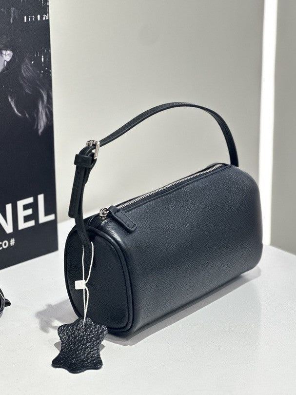 Sac de support de stylo à épaule populaire personnalisable en cuir de vache de couche supérieure pour les femmes